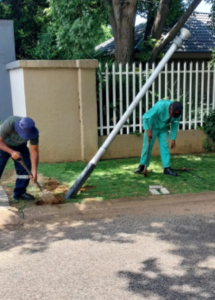 Repair and maintenance of street lights and high mast light at Ikageng local stage